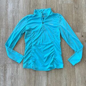 Womens Hiskywin Blue Quarter Zip Jacket - M